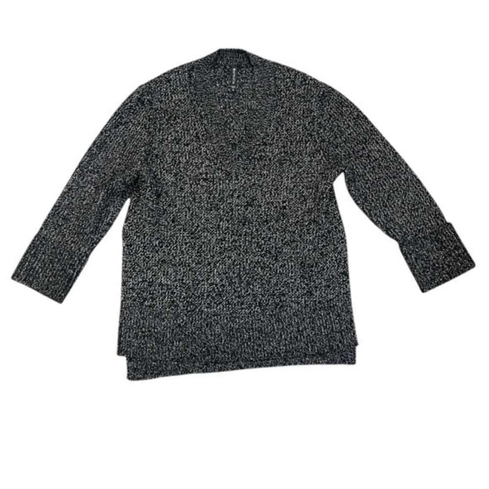Athleta Oversized Black and White Sweater